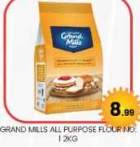 GRAND MILLS All Purpose Flour  in اي ون سوبر ماركت in الإمارات العربية المتحدة , الامارات - أبو ظبي