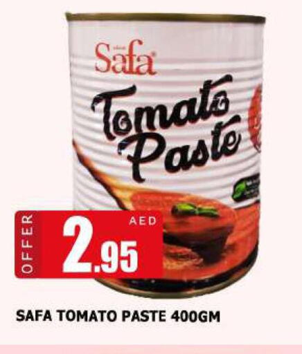 SAFA Tomato Paste  in Azhar Al Madina Hypermarket in UAE - Sharjah / Ajman