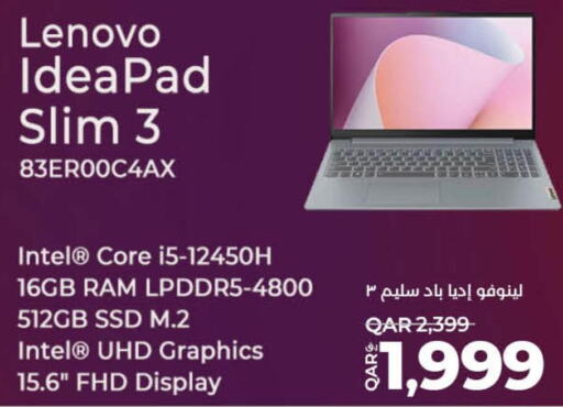 LENOVO Laptop  in LuLu Hypermarket in Qatar - Al Daayen