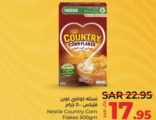 NESTLE COUNTRY Corn Flakes  in LULU Hypermarket in KSA, Saudi Arabia, Saudi - Saihat
