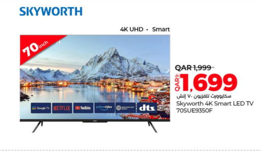 SKYWORTH Smart TV  in LuLu Hypermarket in Qatar - Al Khor