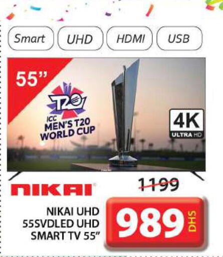 NIKAI Smart TV  in جراند هايبر ماركت in الإمارات العربية المتحدة , الامارات - الشارقة / عجمان