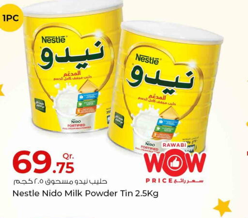 NIDO Milk Powder  in Rawabi Hypermarkets in Qatar - Al Shamal