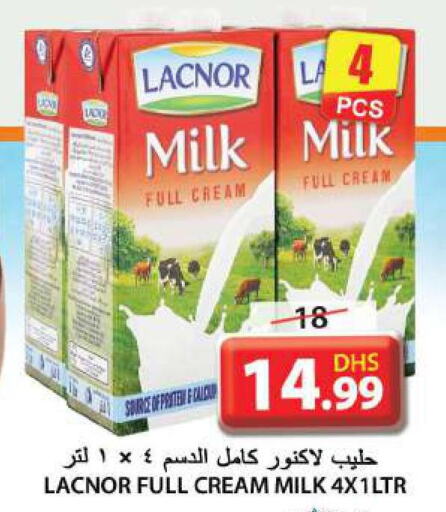 LACNOR Full Cream Milk  in جراند هايبر ماركت in الإمارات العربية المتحدة , الامارات - الشارقة / عجمان