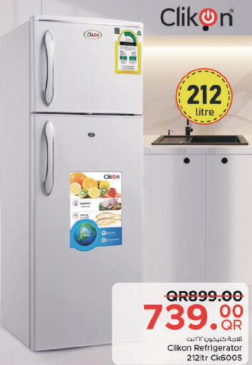 CLIKON Refrigerator  in مركز التموين العائلي in قطر - الضعاين