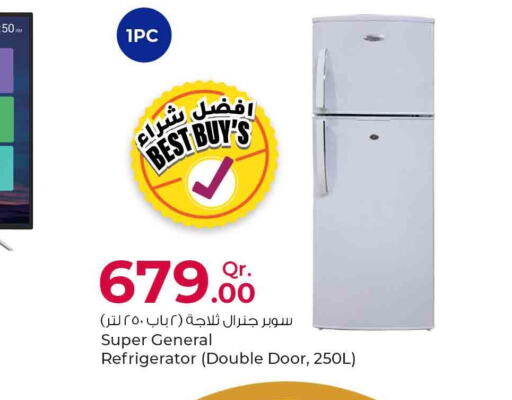 SUPER GENERAL Refrigerator  in Rawabi Hypermarkets in Qatar - Al Shamal