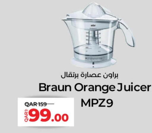 BRAUN Juicer  in LuLu Hypermarket in Qatar - Al Daayen