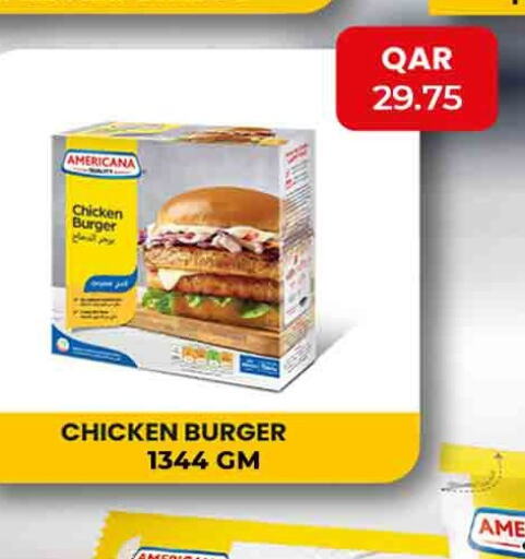 AMERICANA Chicken Burger  in Rawabi Hypermarkets in Qatar - Al Khor