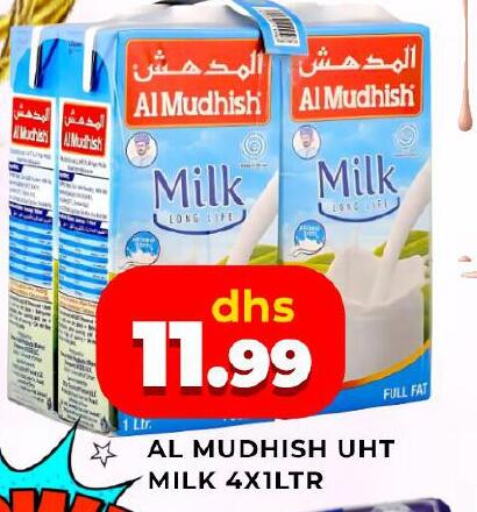 ALMUDHISH Long Life / UHT Milk  in هايبر ماركت مينا المدينة in الإمارات العربية المتحدة , الامارات - الشارقة / عجمان
