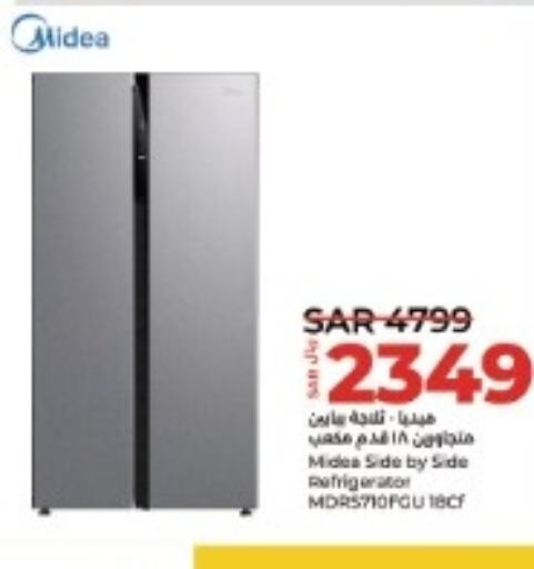 MIDEA Refrigerator  in LULU Hypermarket in KSA, Saudi Arabia, Saudi - Riyadh