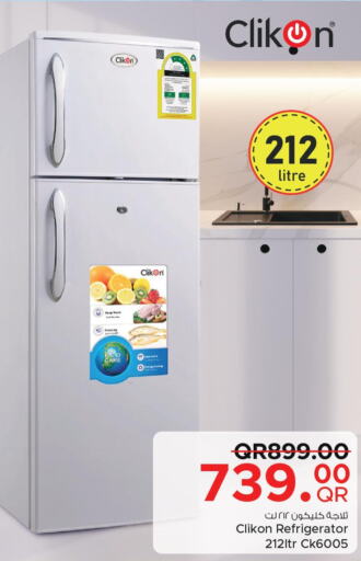 CLIKON Refrigerator  in مركز التموين العائلي in قطر - الريان