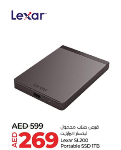 LEXAR Hard Disk  in لولو هايبرماركت in الإمارات العربية المتحدة , الامارات - الشارقة / عجمان
