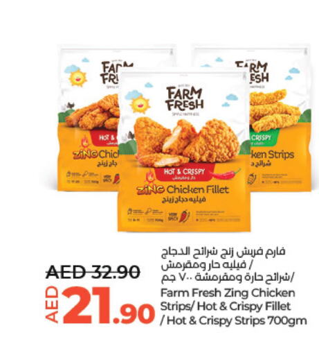 FARM FRESH Chicken Strips  in Lulu Hypermarket in UAE - Al Ain