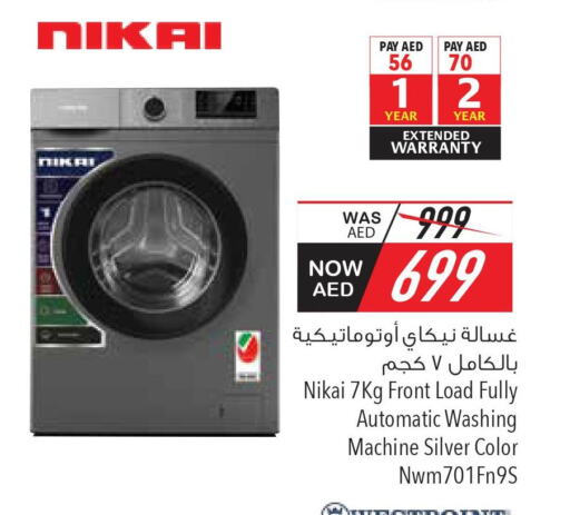 NIKAI Washer / Dryer  in Safeer Hyper Markets in UAE - Abu Dhabi