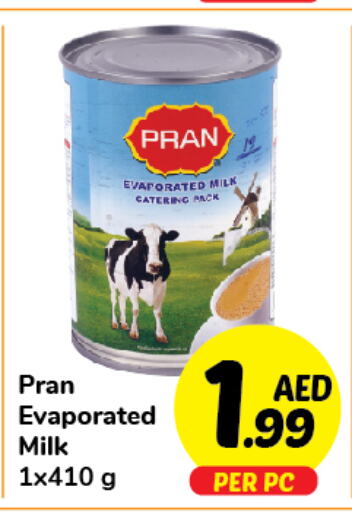 PRAN Evaporated Milk  in دي تو دي in الإمارات العربية المتحدة , الامارات - الشارقة / عجمان