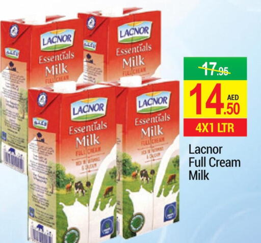 LACNOR Full Cream Milk  in نيو دبليو مارت سوبرماركت in الإمارات العربية المتحدة , الامارات - دبي