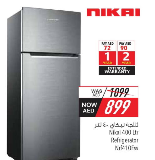 NIKAI Refrigerator  in السفير هايبر ماركت in الإمارات العربية المتحدة , الامارات - أبو ظبي