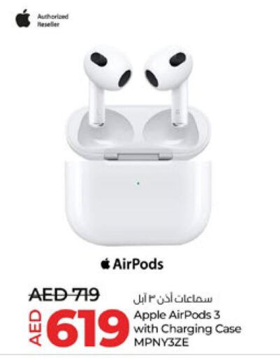 APPLE Earphone  in Lulu Hypermarket in UAE - Sharjah / Ajman