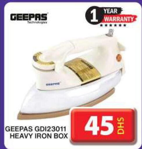 GEEPAS Ironbox  in Grand Hyper Market in UAE - Dubai