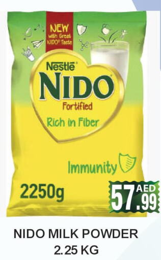 NIDO Milk Powder  in اينس المدينة هايبرماركت in الإمارات العربية المتحدة , الامارات - الشارقة / عجمان