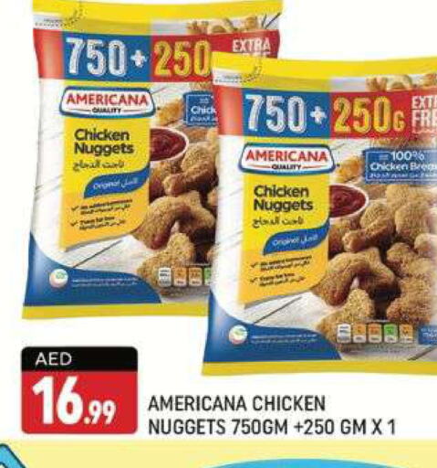 AMERICANA Chicken Nuggets  in شكلان ماركت in الإمارات العربية المتحدة , الامارات - دبي