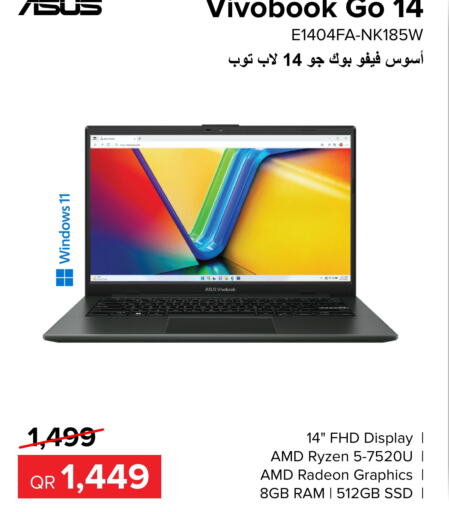 ASUS Laptop  in Al Anees Electronics in Qatar - Al Shamal