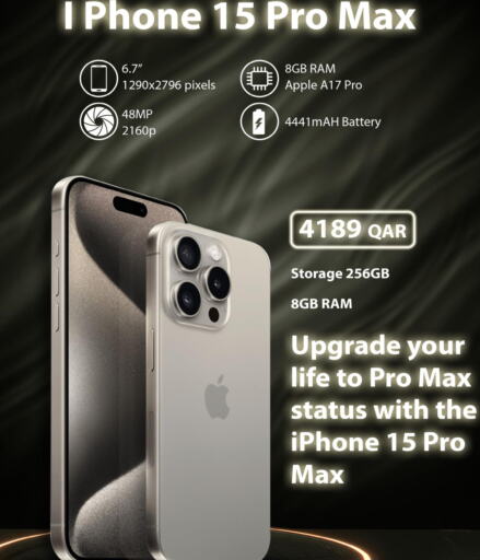 APPLE iPhone 15  in MARK in Qatar - Al Wakra