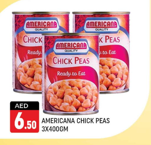 AMERICANA Chick Peas  in شكلان ماركت in الإمارات العربية المتحدة , الامارات - دبي
