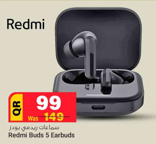 REDMI Earphone  in Safari Hypermarket in Qatar - Al Daayen
