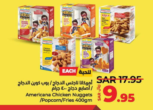 AMERICANA Chicken Bites  in LULU Hypermarket in KSA, Saudi Arabia, Saudi - Abha