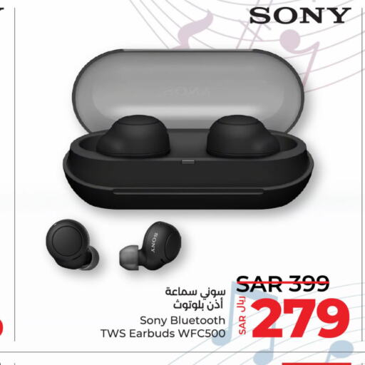 SONY Earphone  in LULU Hypermarket in KSA, Saudi Arabia, Saudi - Saihat