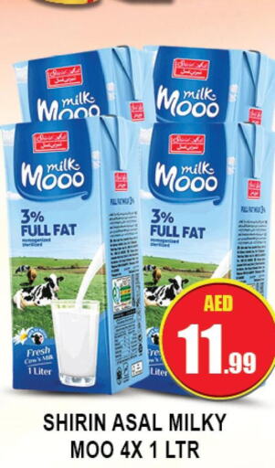 MILKY MOO Fresh Milk  in Azhar Al Madina Hypermarket in UAE - Abu Dhabi