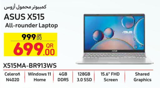 ASUS Laptop  in Carrefour in Qatar - Al Daayen