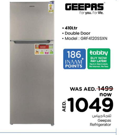 GEEPAS Refrigerator  in نستو هايبرماركت in الإمارات العربية المتحدة , الامارات - رَأْس ٱلْخَيْمَة