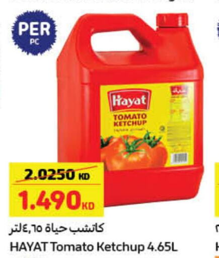 HAYAT Tomato Ketchup  in كارفور in الكويت - محافظة الأحمدي