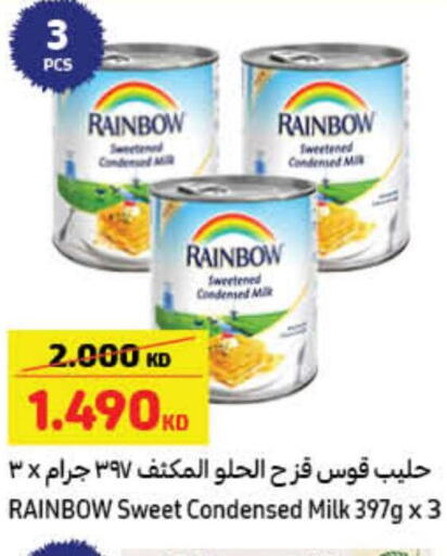 RAINBOW Condensed Milk  in Carrefour in Kuwait - Kuwait City