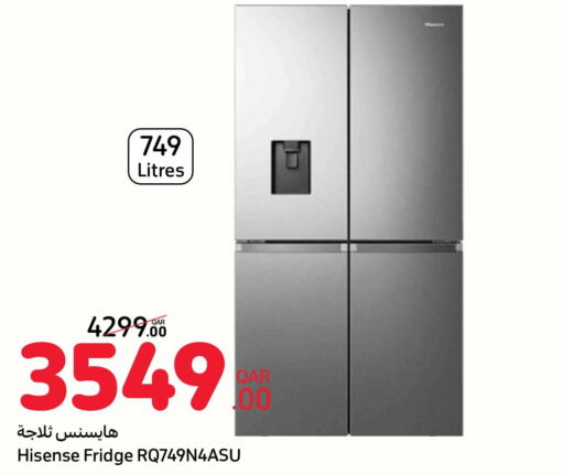 HISENSE Refrigerator  in Carrefour in Qatar - Al Daayen