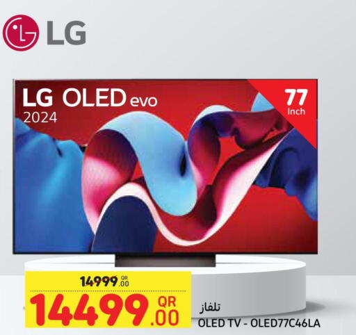 LG OLED TV  in Carrefour in Qatar - Al Khor