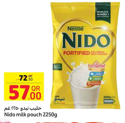 NIDO Milk Powder  in كارفور in قطر - أم صلال