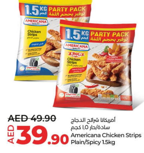 AMERICANA Chicken Strips  in لولو هايبرماركت in الإمارات العربية المتحدة , الامارات - رَأْس ٱلْخَيْمَة