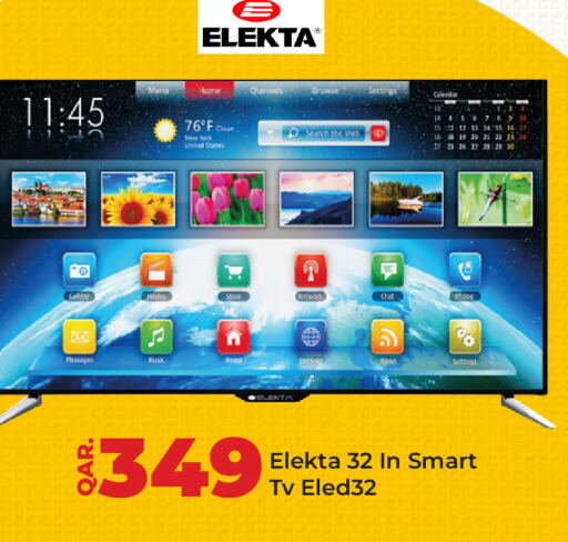 ELEKTA Smart TV  in باريس هايبرماركت in قطر - الشحانية