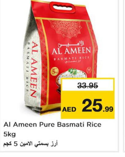 AL AMEEN Basmati / Biryani Rice  in نستو هايبرماركت in الإمارات العربية المتحدة , الامارات - رَأْس ٱلْخَيْمَة