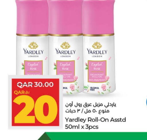 YARDLEY   in LuLu Hypermarket in Qatar - Al Rayyan