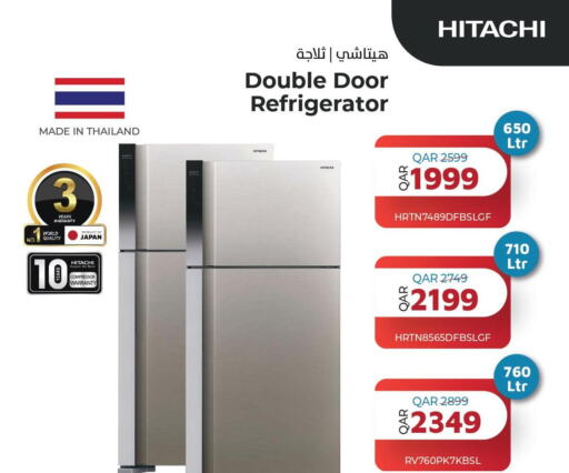HITACHI Refrigerator  in Planet Tech in Qatar - Al-Shahaniya