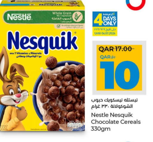 NESQUIK Cereals  in LuLu Hypermarket in Qatar - Umm Salal