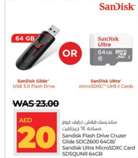 SANDISK Flash Drive  in Lulu Hypermarket in UAE - Al Ain