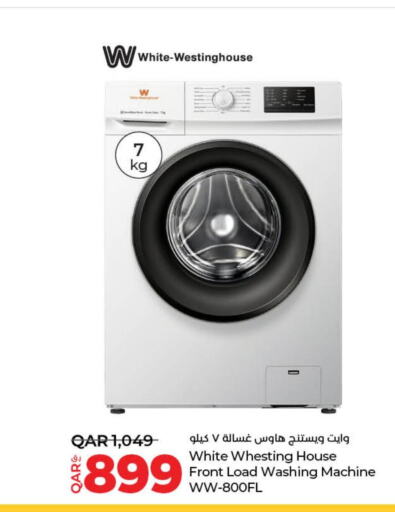 WHITE WESTINGHOUSE Washer / Dryer  in LuLu Hypermarket in Qatar - Al-Shahaniya
