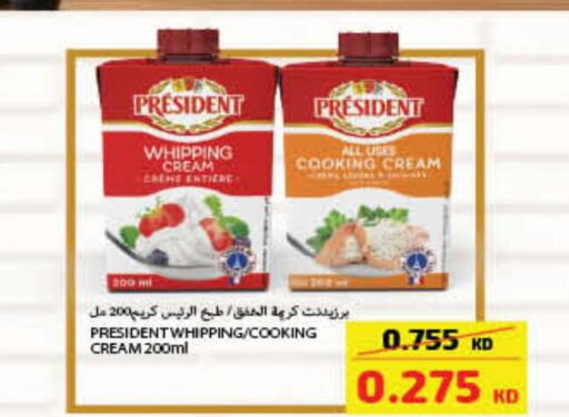 PRESIDENT Whipping / Cooking Cream  in كارفور in الكويت - مدينة الكويت