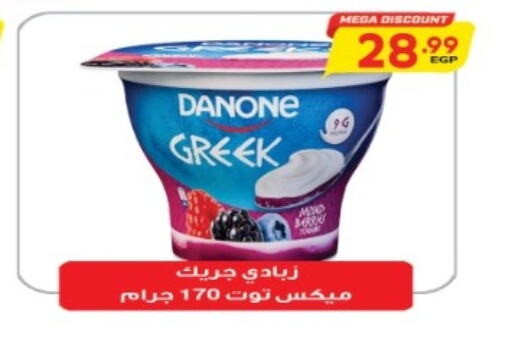 DANONE Greek Yoghurt  in El.Husseini supermarket  in Egypt - Cairo