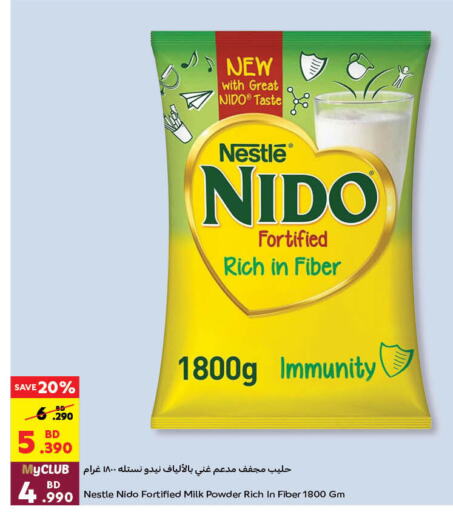 NIDO Milk Powder  in Carrefour in Bahrain